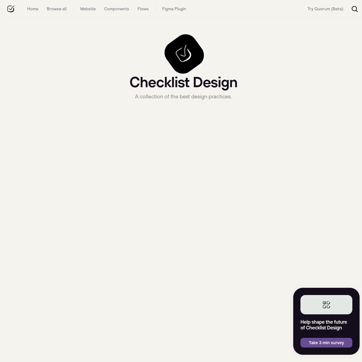 Checklist Design