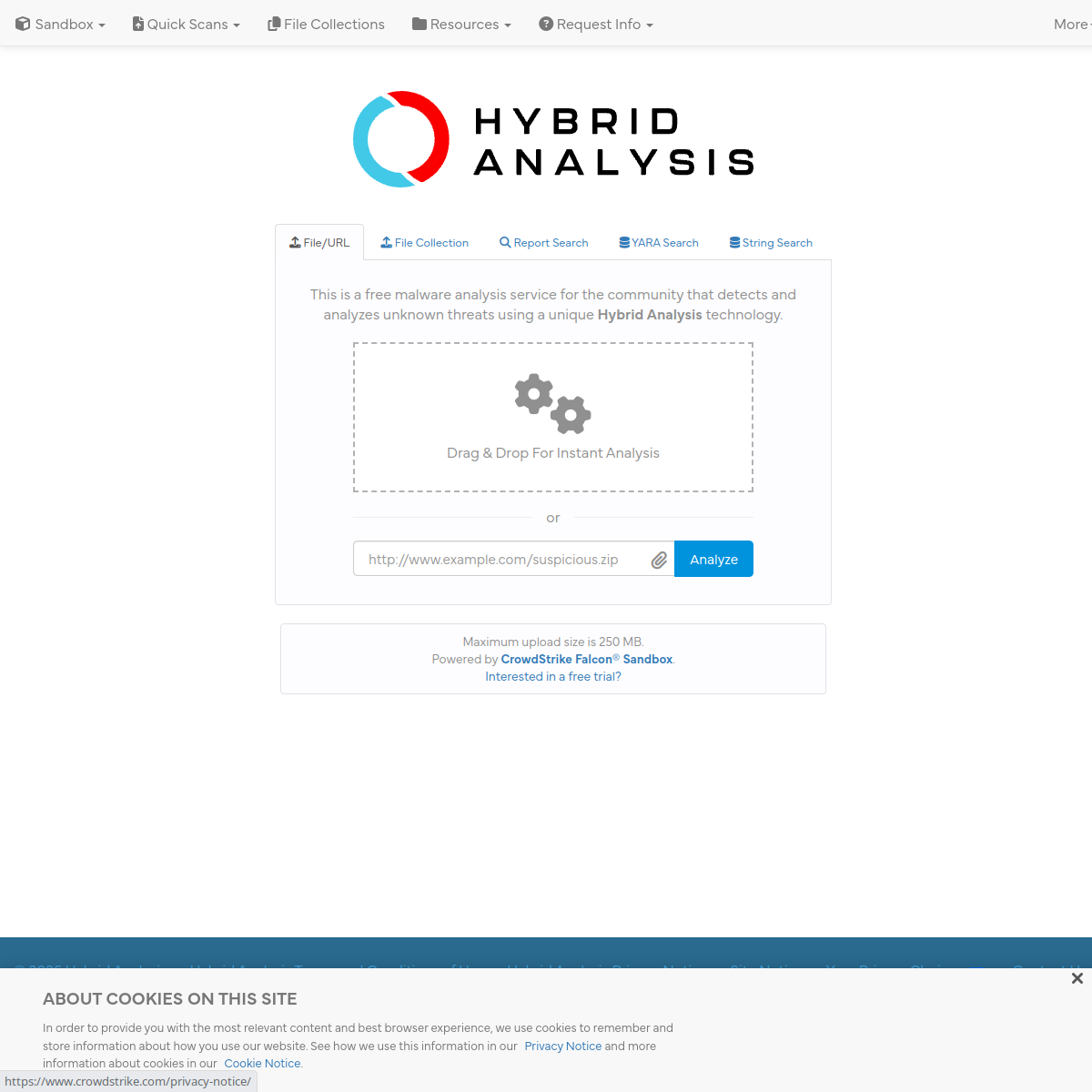 Hybrid Analysis