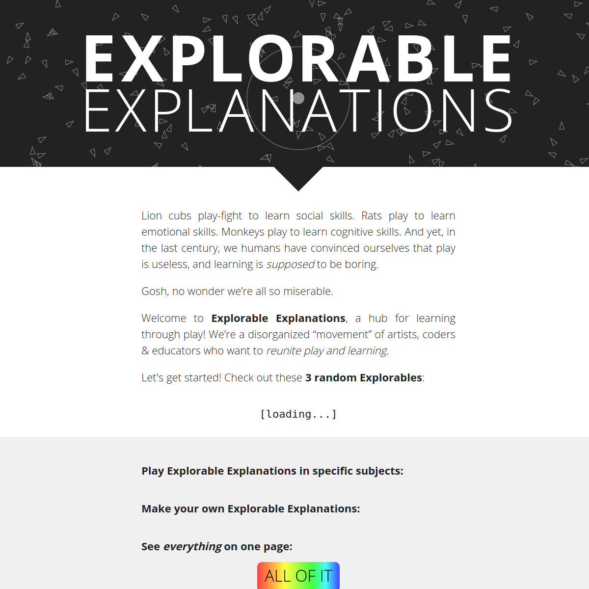 Explorable Explanations