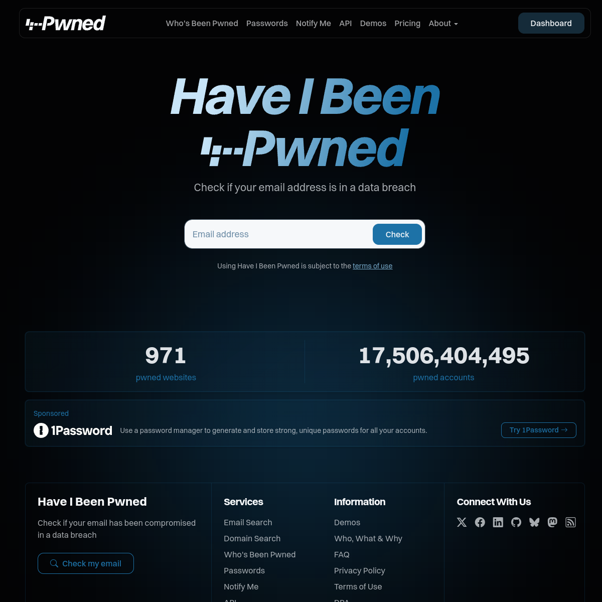 Have I Been Pwned