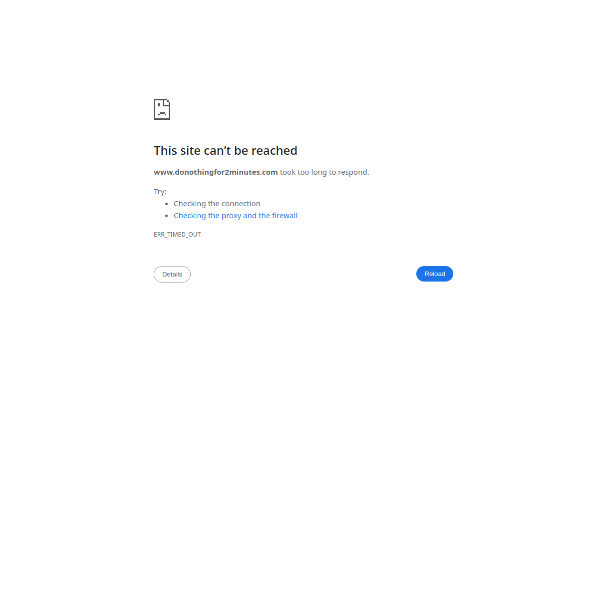 Do Nothing for 2 Minutes