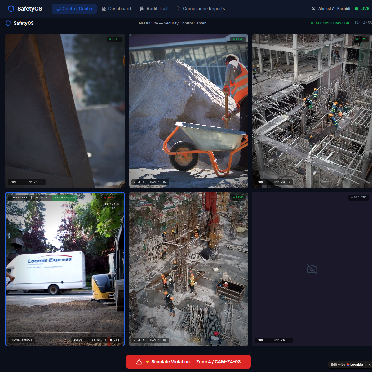 AI compliance co-pilot for GCC construction sites.