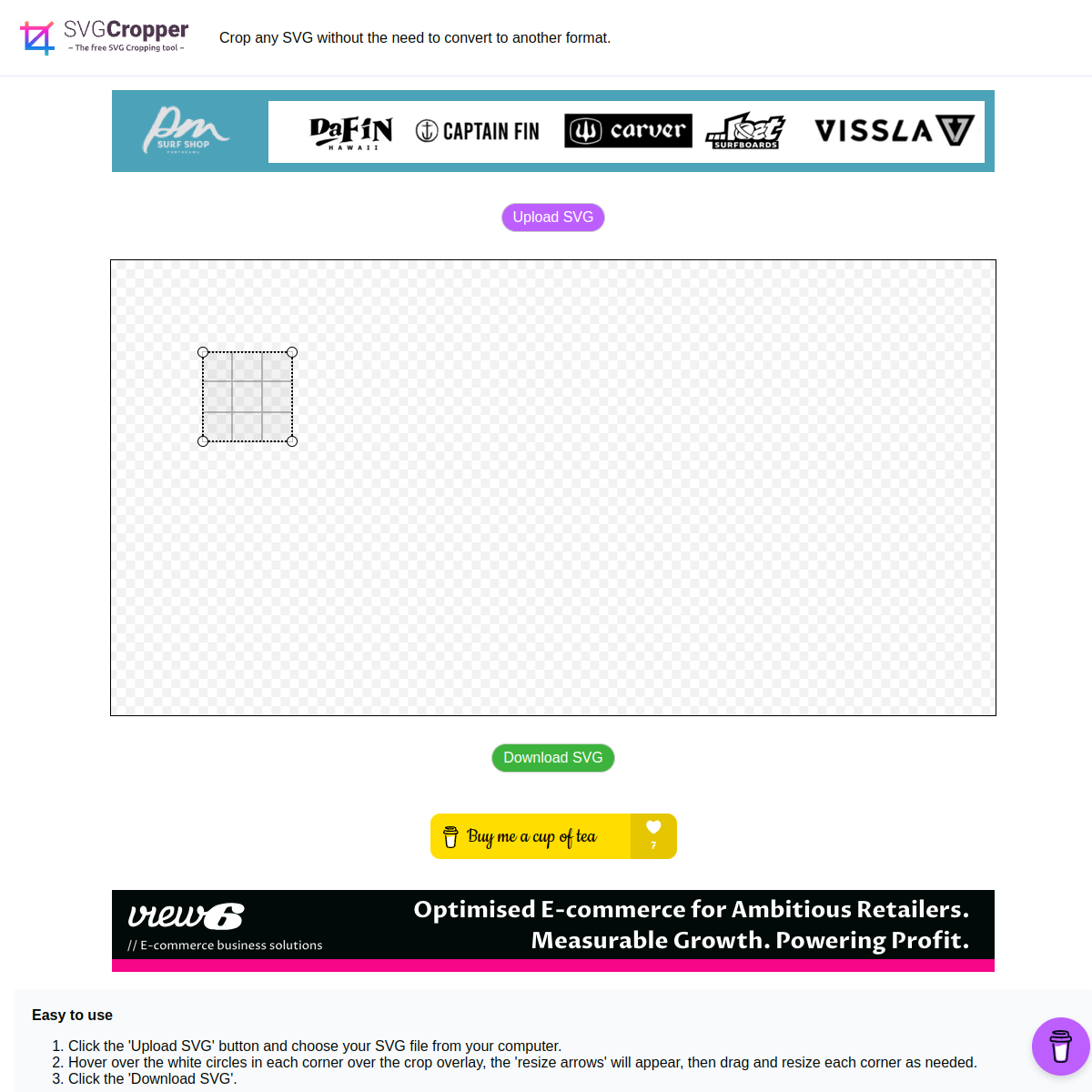 SVG Cropper