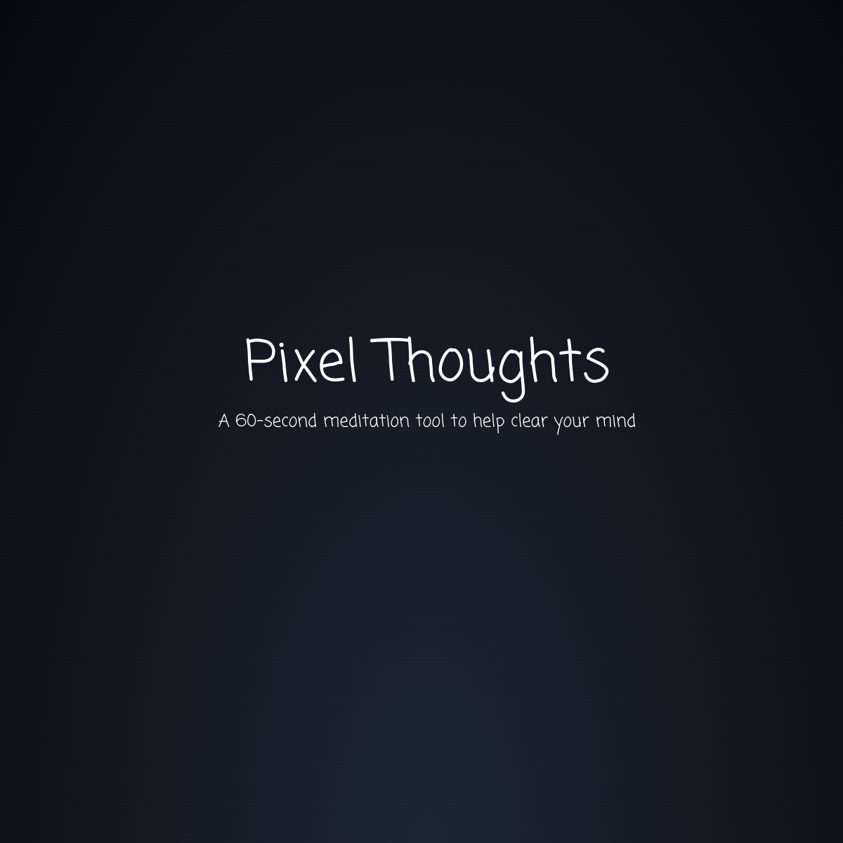Pixel Thoughts