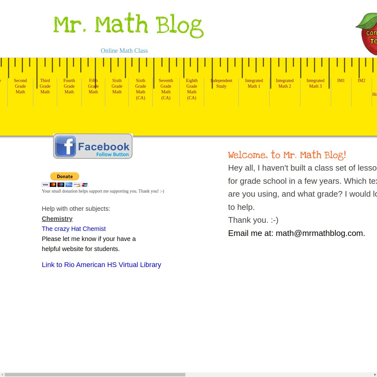Mr Math Blog