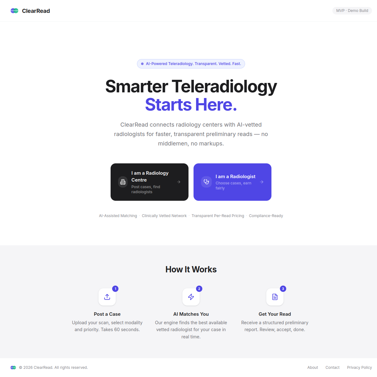 Marketplace for Teleradiology