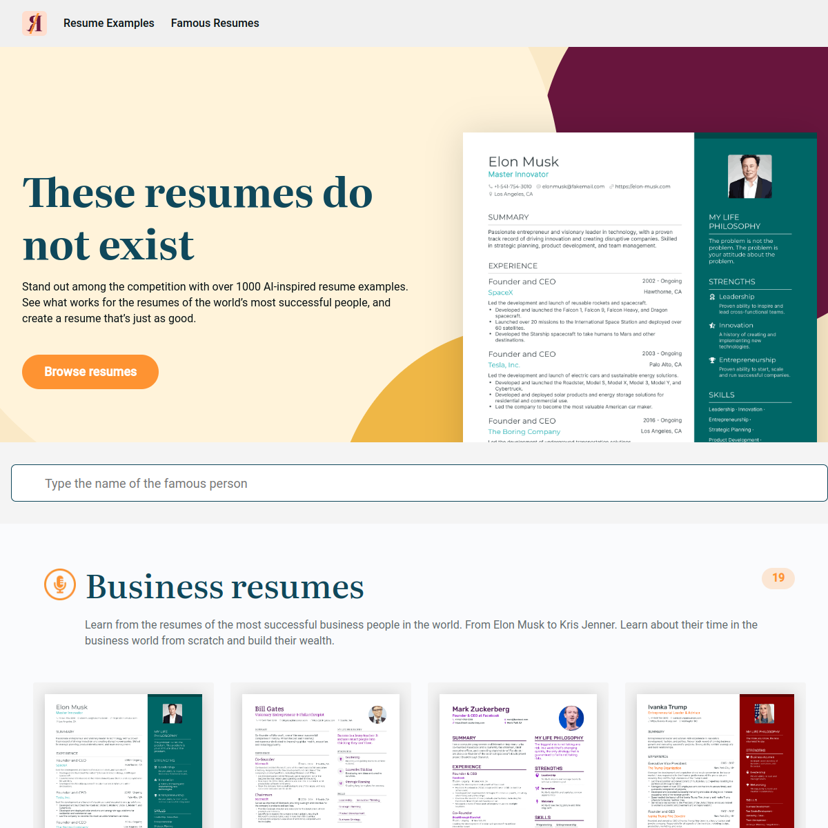 This Resume Does Not Exist